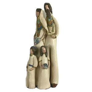 Daisy Handmade Sculpture 10" Religious Family Tradition Holding Scripture